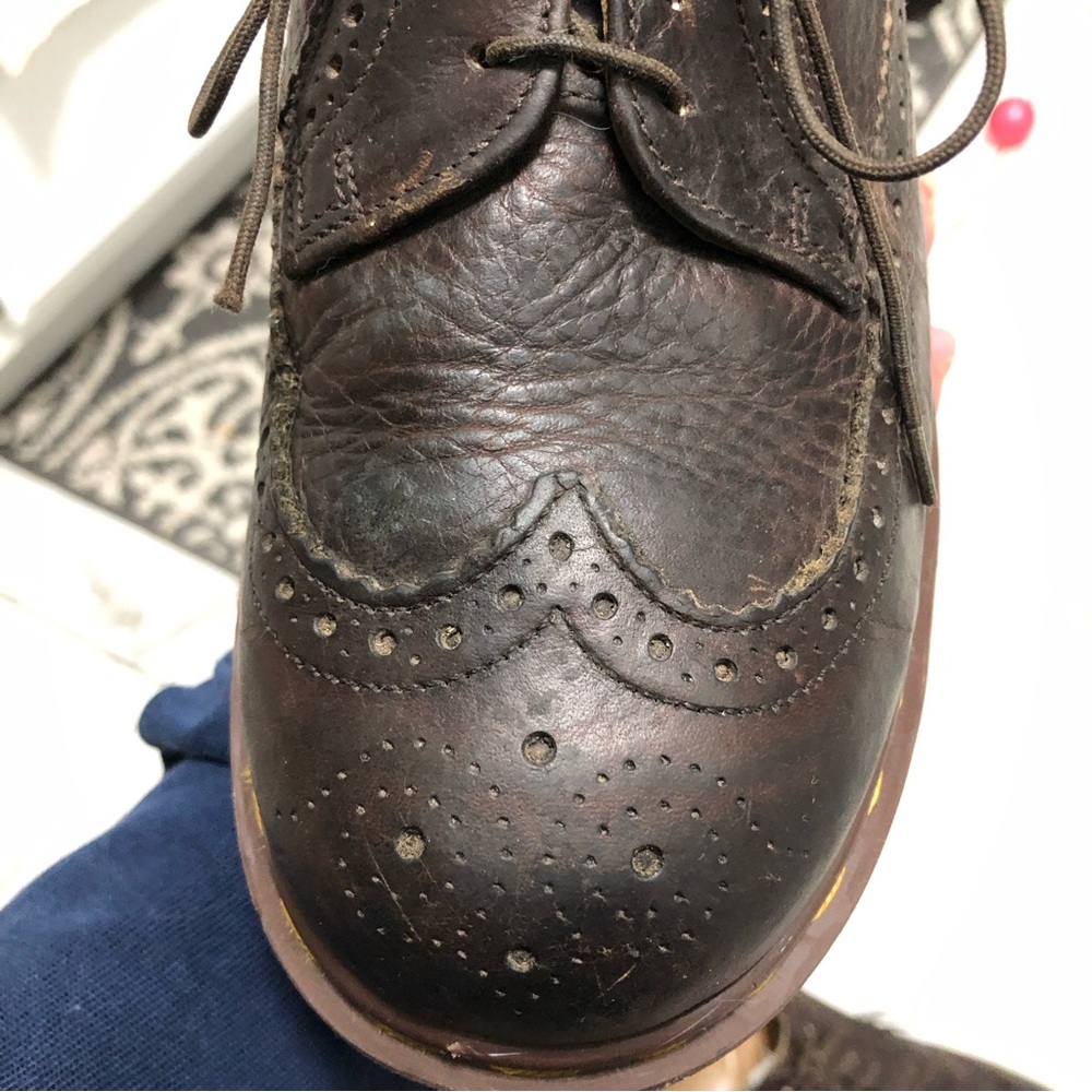 Dr. Martens 3989/34 Wingtip Brogue Platform Oxfords - Picture 12 of 16